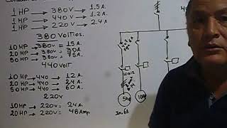 Calculo Facil para seleccionar Guardamotor,Contactor y conductores en Motores Trifasico.