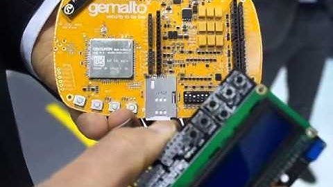 MWC14:  Gemalto Cinterion Concept Board