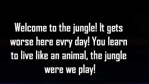 Guns N' Roses - Welcome to the Jungle Lyrics
