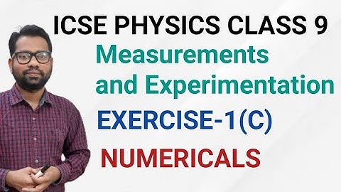 ICSE PHYSICS CLASS 9 Chapter-1 Exercise-1(C) NUMERICALS on Simple Pendulum