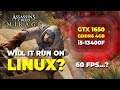 Will it run on Linux? - Assassin's Creed Mirage - GTX 1650 GDDR6