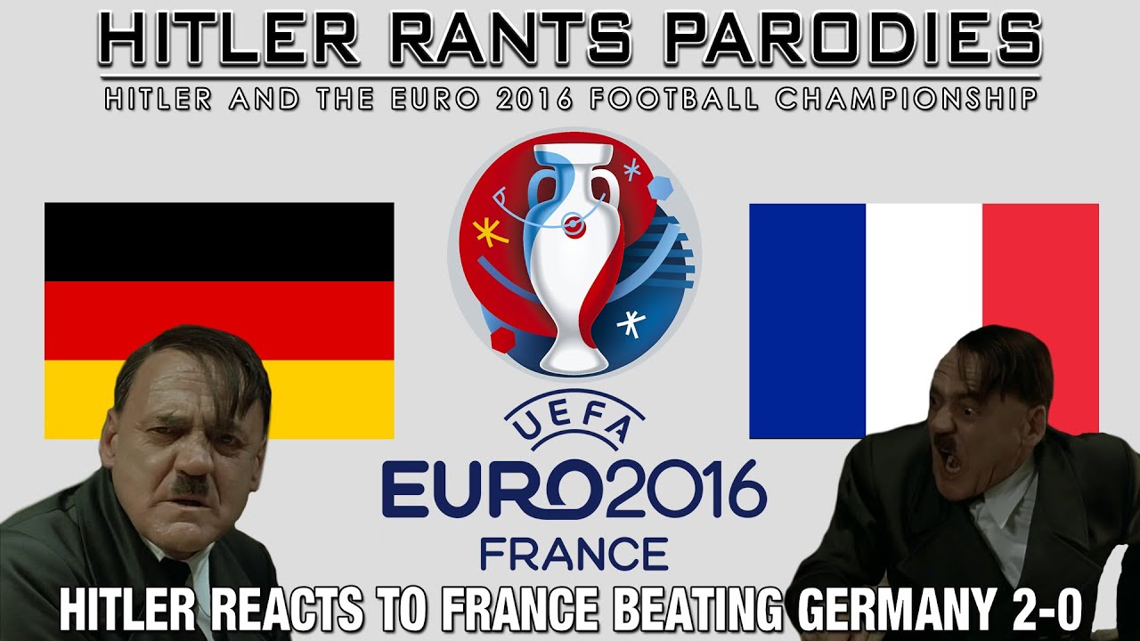 Hitler reacts to France beating Germany 2-0