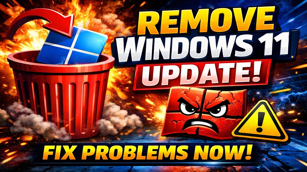🚫 How To Uninstall a Problem Windows 11 Updates 🚫 - YouTube