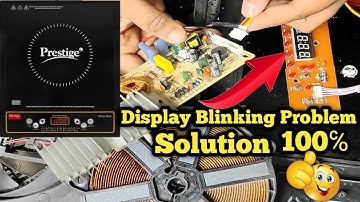Induction all Light Blinking Problem Solution | pigeon cooktop display blinking problem solution