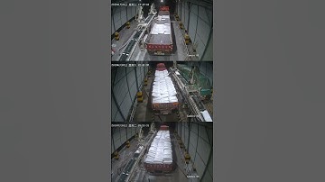 Robotic truck loading system from loading start to the end, whole loading process