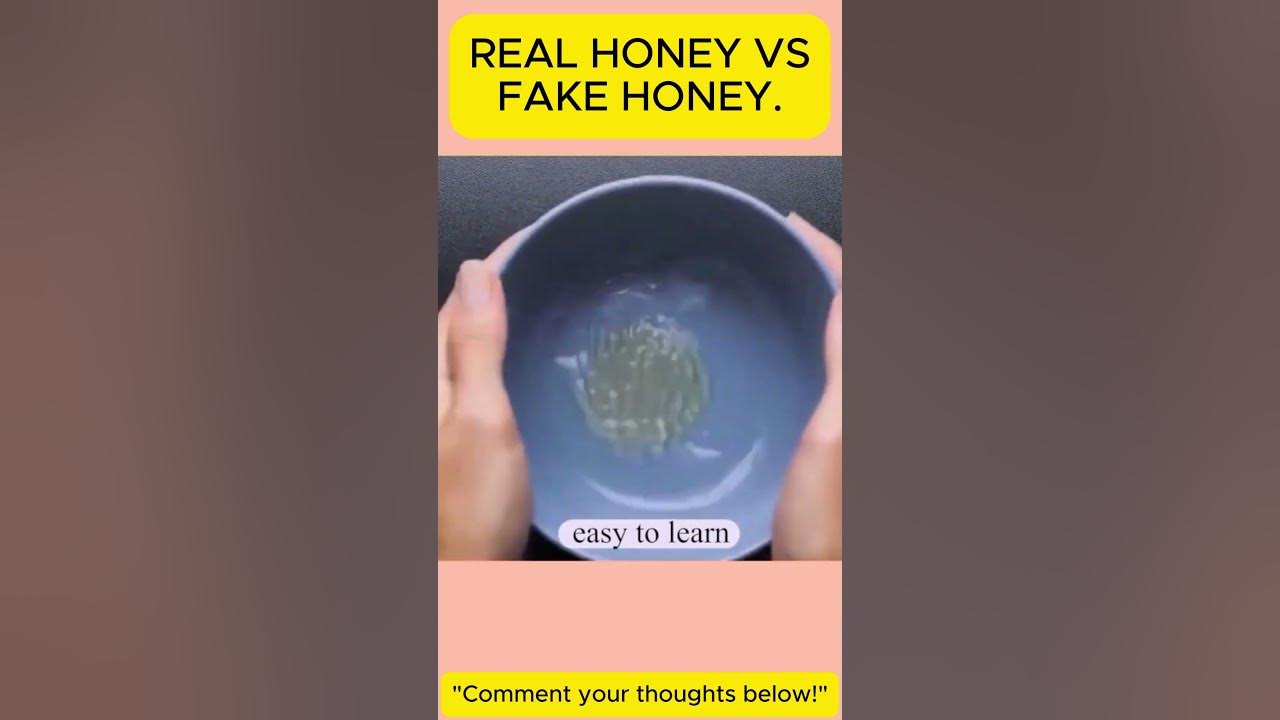 "Real Honey vs Fake Honey How to Spot the Difference!" YouTube(04)