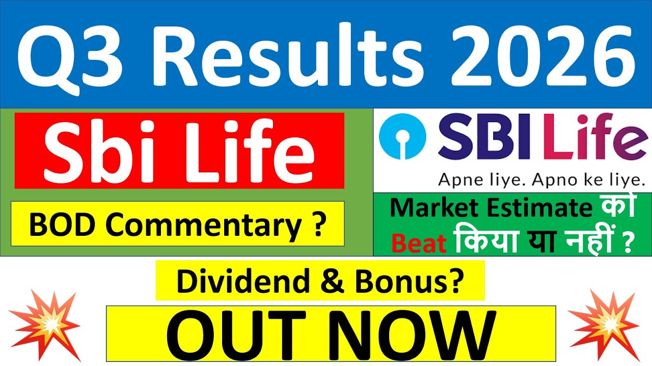 Sbi Life q3 results 2026 | Sbi Life results today | Sbi Life Share News | Sbi Life Share latest news