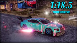 Asphalt 9 | Weekly Competition | Bentley Continental GT3 | TouchDrive -1:18.5 | CANYON LAUNCH screenshot 4