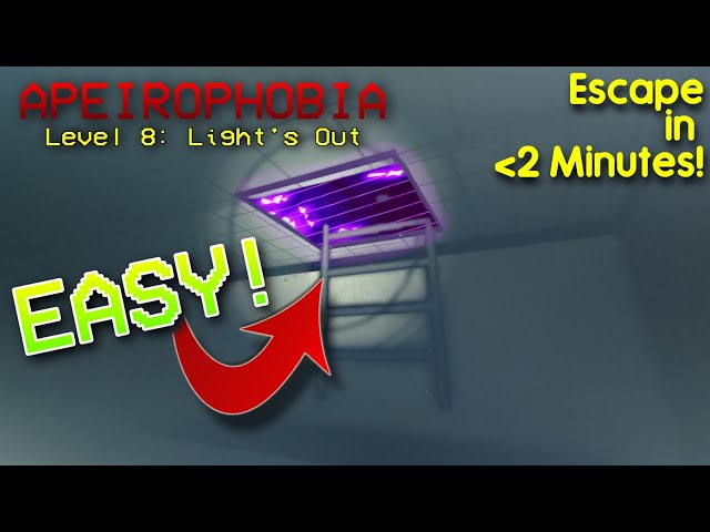 HOW TO ESCAPE Level 8: Light's Out in Apeirophobia (ROBLOX) 