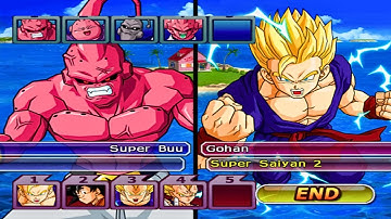 Team Majin Buu VS Z Fighters (COM VS COM) - Dragon Ball Z Budokai Tenkaichi 3 Gamplay 4K 60PFS