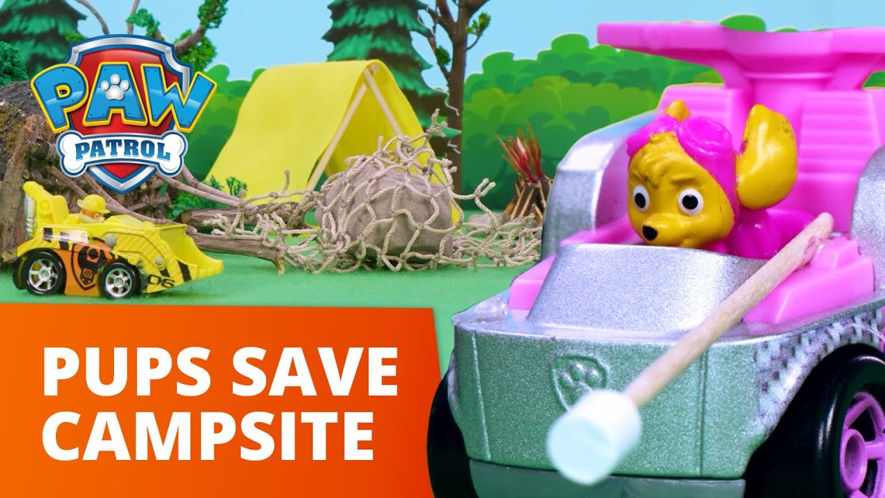 PAW Patrol Pups Save the Campsite! Toy Episode PAW Patrol Official