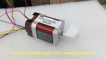 Integrated Drive Step Servo Motor | Digital pulse drive with encoder | 25W | Bholanath | Eng