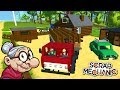 БАБКА ПРИВЕЗЛА ГАРАЖ И ДЕЛАЕТ ЗАБОР ВОКРУГ УЧАСТКА !!! МУЛЬТИК в Scrap Mechanic !!!