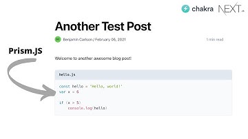 Add Prism Code Syntax Styling To NextJS Blog (mdx-prism)