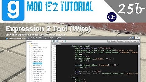 [Gmod] Expression 2 Tutorial 25b: 3x3 Matricies