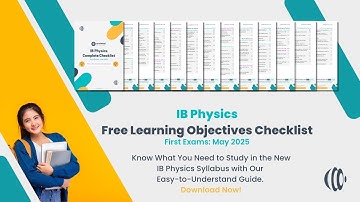 Master the 2025+ IB Physics Syllabus with Our Free Checklist!