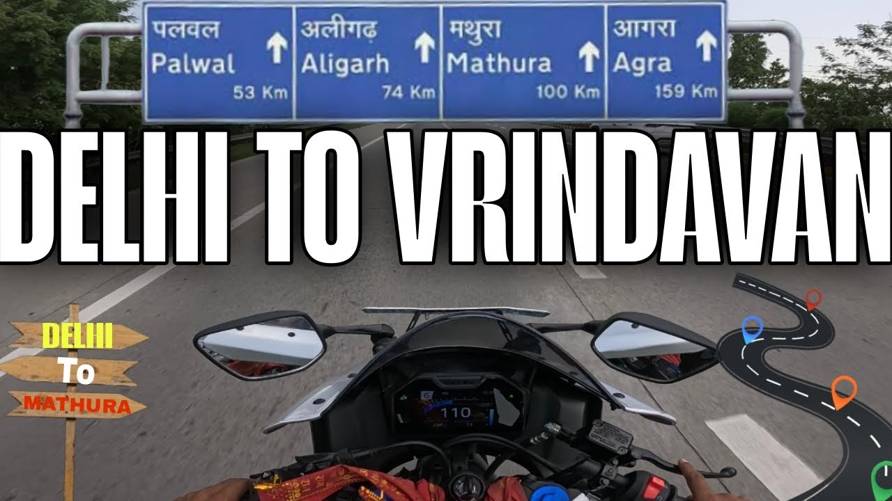 Yamaha R15M Ride to Shri Krishna’s Land 🕉️ | Delhi to Vrindavan Vlog