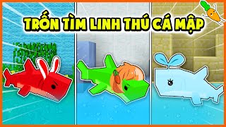 Kamui Thử Thách TRỐN TÌM LINH THÚ CÁ MẬP Sammy Trong Minecraft