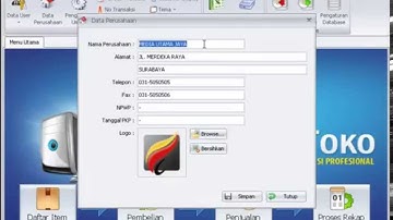 Program Toko iPOS 4.0 : Mengubah Data Perusahaan