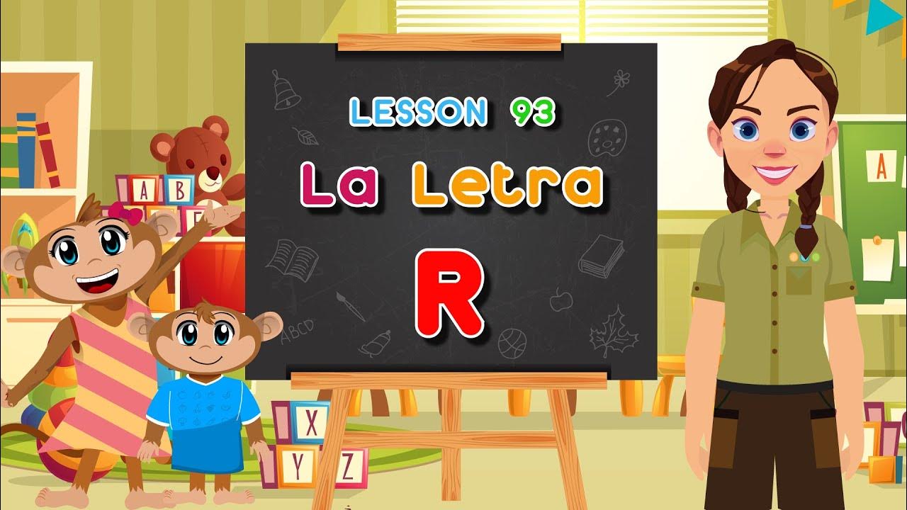 Spanish for Kids The Letter R How to Say The Letter R in Spanish