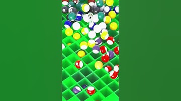 Satisfying Pool Ball Drop Perfect #asmr #3dloop #animation #oddlysatisfying #loop #trending #shorts