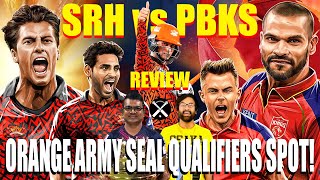 𝐒𝐑𝐇 𝐒𝐄𝐀𝐋 𝐐𝐔𝐀𝐋𝐈𝐅𝐈𝐄𝐑𝐒 𝐒𝐏𝐎𝐓! IPL Sunrisers Hyderabad vs Punjab Kings Review | SRH vs PBKS | Pdoggspeaks