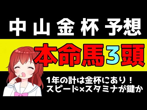 【中山金杯2024予想】#中山金杯 の注目馬の紹介【競馬Vtuber/兎鉄たまき】