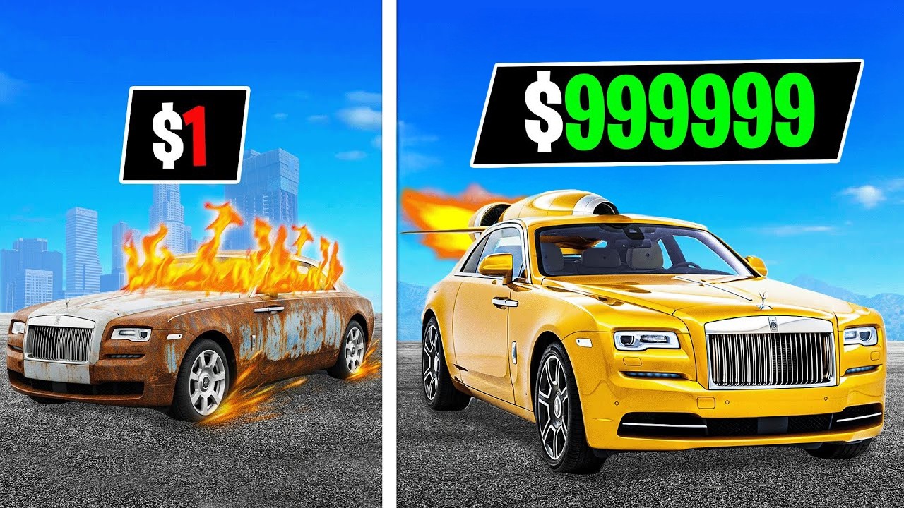 $1 to $1,000,000 Rolls Royce in GTA!