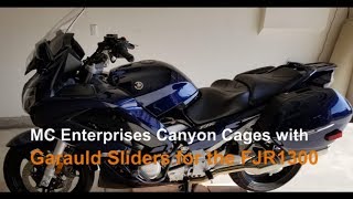MC Enterprises Canyon Cages and Garauld Sliders Install for a 2016 FJR1300