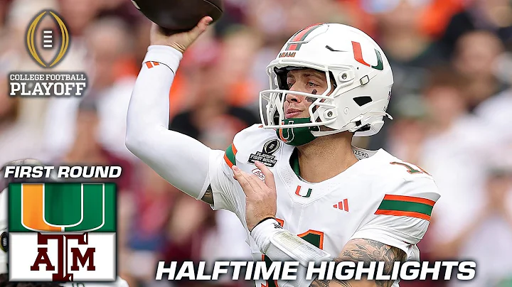 CFP First Round HALFTIME HIGHLIGHTS: Miami Hurricanes vs. Texas A&M Aggies | ESPN CFB