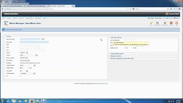 Menus Part 2 - Add menu items to a menu on Joomla 2.5x