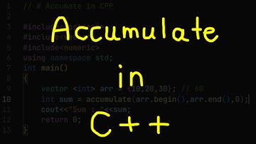 Why Accumulate function is Useful in C++ | @CodeChallengee