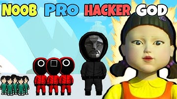 NOOB vs PRO vs HACKER vs GOD in Candy Challenge 3D