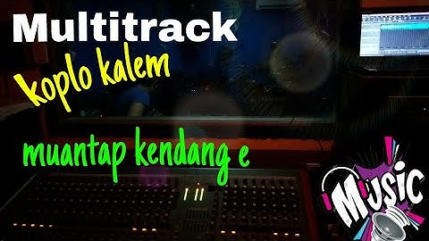 Teman biasa lirik instrumen tanpa vokal (cek sound) Multitrack recording