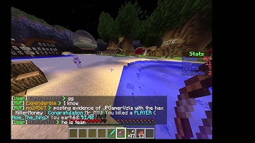 #7 Mineslam KitPvp Hacks tojatta [Speed hacks + Kill aura] [BANNED]