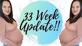 33 WEEKS PREGNANT | Birthing Ball, Nesting \& Gaviscon!