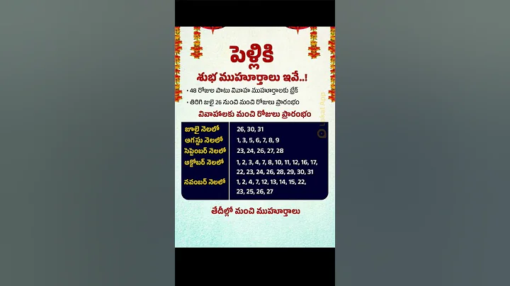 2025లో పెళ్లి శుభ ముహూర్తాల తేదీలు #trending #ధర్మసందేహాలు