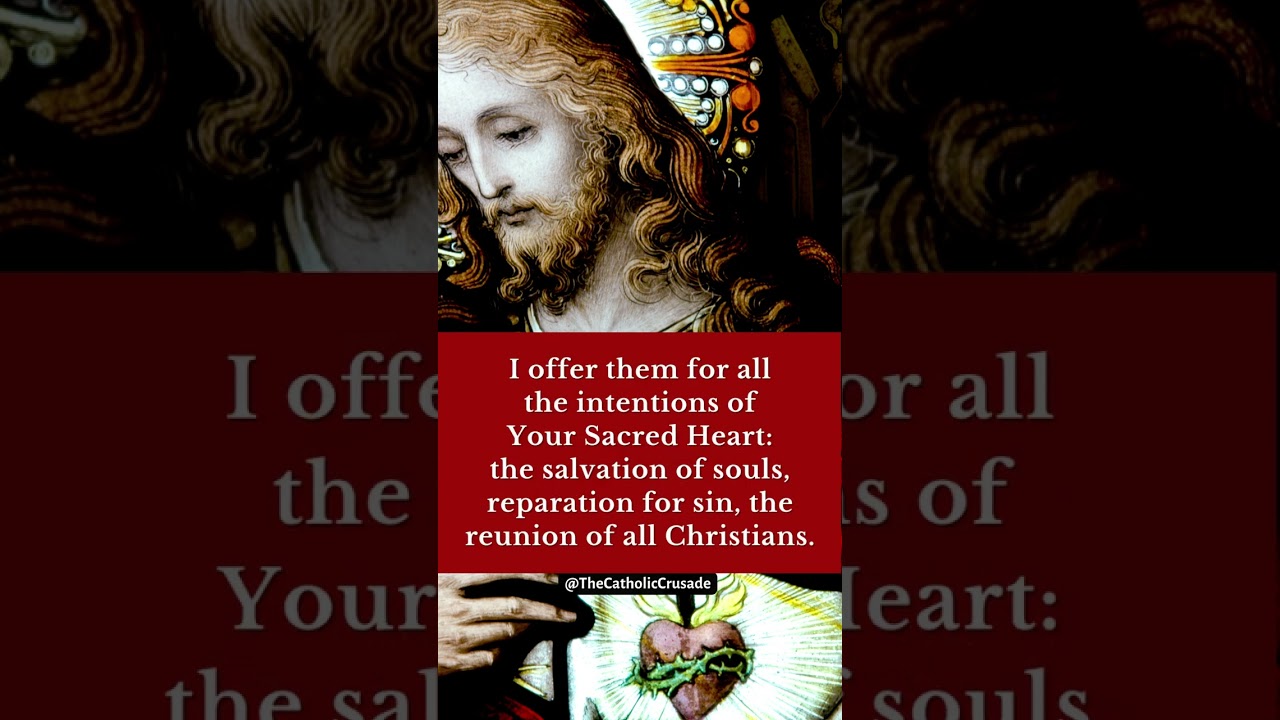 Morning Offering Prayer To Jesus #morningoffering #morningprayer #prayertojesus