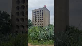 Watch this giant speaker tower made of concrete play a song