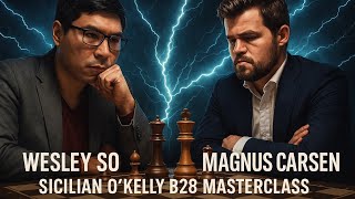 Wesley So vs Magnus Carlsen ❗ CCT Final KO 2023 Toronto❗ Sicilian O’Kelly B28 Masterclass‼️