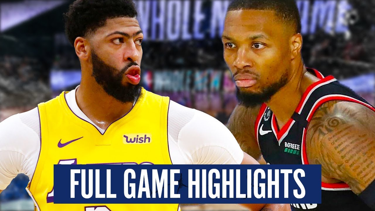 TRAIL BLAZERS vs LAKERS GAME 1- FULL GAME HIGHLIGHTS | 2019-20 NBA PLAYOFFS