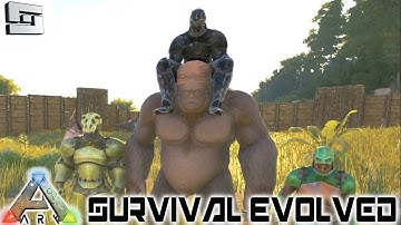 ARK: Survival Evolved - TAMING A GIGANTOPITHECUS! E64 ( Ginganto / Gameplay )