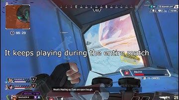 *NEW AUDIO BUG* SOUNDTRACK SUDDENLY PLAYS IN MIDDLE MATCH / Apex Legends Season 10 Emergence