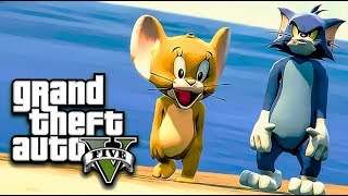 GTA 5 Mods - TOM AND JERRY MOD (GTA 5 Mods Gameplay)