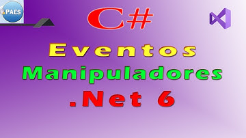 Eventos e manipuladores de eventos no Windows Forms com C#. Visual Studio 2022 / 2019