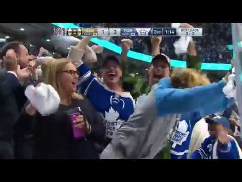 Tomas Plekanec 2nd Goal of the Playoffs | Game 6 | Boston Bruins @ Toronto Maple Leafs - 4/23/2018