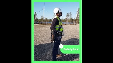 A work day as a wind turbine technician