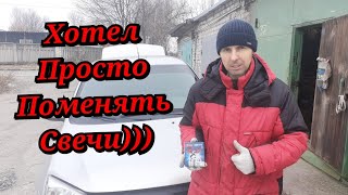 Замена свечей.Я в ШОКЕ!!!Масло в свечных колодцах!