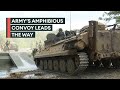 Moving heavy armour across rivers at speed with British Army’s bridging specialists