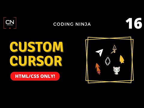 Create a Custom Cursor in HTML and CSS | Coding Ninja